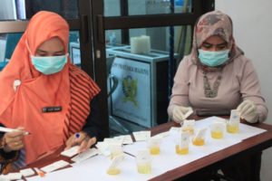 KPP Pratama Majene bersama BNN Kabupaten Polewali Mandar Gelar Tes Urine dan Sosialisasi Bahaya Penyalahgunaan Narkoba