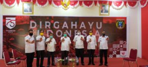 Bupati Polman, H. A. Ibrahim Masdar Sambut Kunjungan Kerja Kepala BNNP Sulbar.