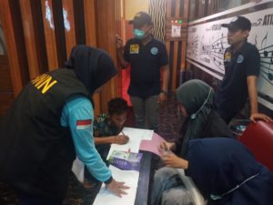 Antisipasi penyalahgunaan narkoba pada hari-hari besar terutama pergantian tahun 2019 BNNK Polman bersama TNI - POLRI melakukan razia di THM