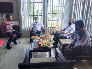 Bupati Polman, H. A. Ibrahim Masdar Sambut Kunjungan Kerja Kepala BNNP Sulbar.