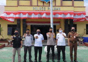 Bupati Polman, H. A. Ibrahim Masdar Sambut Kunjungan Kerja Kepala BNNP Sulbar.
