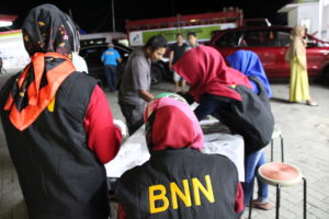 Hasil Tes Urine Supir angkutan mudik Positif Narkoba