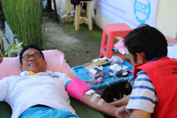 Meriahkan HANI 2019 BNN Kabupaten Polewali Mandar Gelar Donor Darah di Halaman Kantor BNN Kab. Polewali Mandar