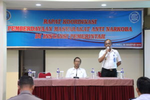 BNN Kabupaten Polewali Mandar mengadakan Rakor Pemberdayaan Anti Narkoba