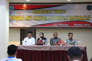 BNN Kabupaten Polewali Mandar Gelar Bimtek Penggiat Anti Narkoba