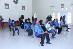 Bersama Bupati dan Wakil Bupati, BNN Kabupaten Polewali Mandar Mengikuti Peringatan HANI 2020 Secara Virtual