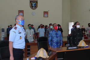 Bersama Bupati dan Wakil Bupati, BNN Kabupaten Polewali Mandar Mengikuti Peringatan HANI 2020 Secara Virtual