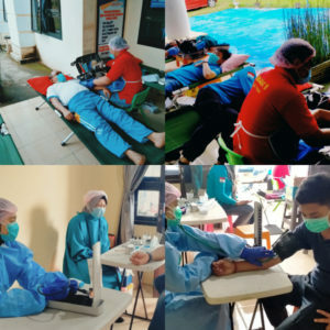 Jelang HANI 2020, BNNK Polman Senam Sehat dan Donorkan Darah Untuk Kemanusiaan.