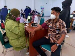 Personil BNNK Polman Terima Vaksinasi Tahap II Dosis Ke Dua