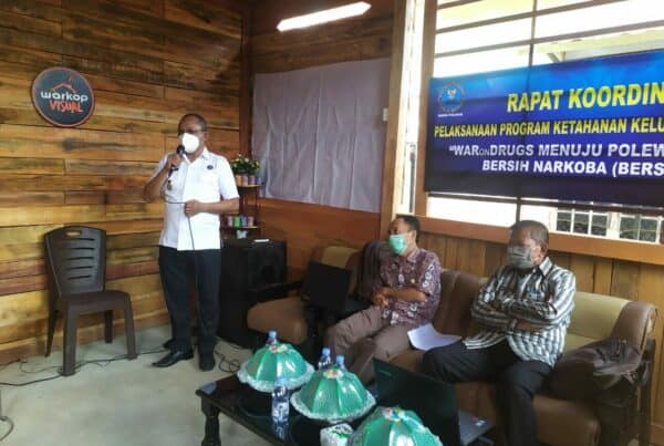 Menuju “War On Drugs”, BNNK Polman Laksanakan Rakor Ketahanan Keluarga Anti Narkoba