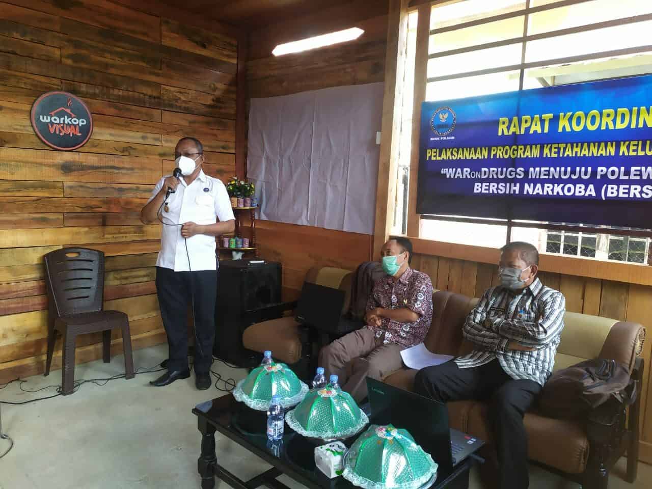 Menuju "War On Drugs", BNNK Polman Laksanakan Rakor Ketahanan Keluarga Anti Narkoba Menuju “War On Drugs”, BNNK Polman Laksanakan Rakor Ketahanan Keluarga Anti Narkoba