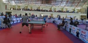 Perebutkan Piala Kepala BNN RI dalam ajang Smash On Drugs, Atlit Tenis Meja Sulawesi Barat siap memberikan yang terbaik. Perebutkan Piala Kepala BNN RI dalam ajang Smash On Drugs, Atlit Tenis Meja Sulawesi Barat siap memberikan yang terbaik.