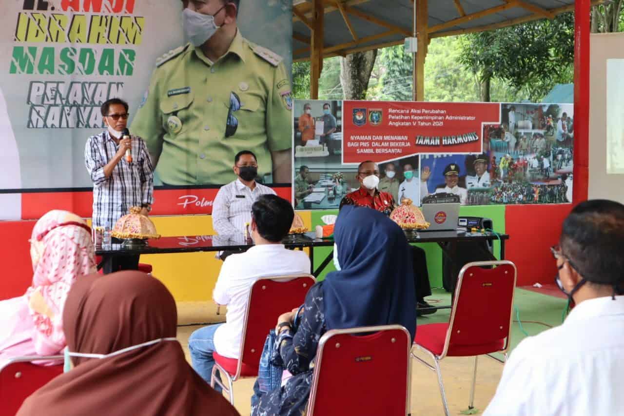 Kepala BNNP Sulbar Evaluasi Implementasi Inpres RAN P4GN di Kab. Polman Kepala BNNP Sulbar Evaluasi Implementasi Inpres RAN P4GN di Kab. Polman