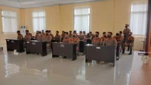 BNNK Polman Tes Urine Jajaran Satpol PP dan Petugas Damkar