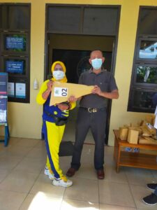 Dalam Rangka Menyongsong HUT BNN RI ke-20 Tahun, BNNK Polewali Mandar Laksanakan Giat Senam Sehat Bersama, Donor Darah, Penanaman Pohon, dan Penyerahan Gerobak Kopi dan Baca Bagi Klien Pasca Rehab/Mantan Pecandu Narkoba