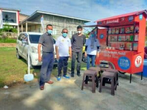 Dalam Rangka Menyongsong HUT BNN RI ke-20 Tahun, BNNK Polewali Mandar Laksanakan Giat Senam Sehat Bersama, Donor Darah, Penanaman Pohon, dan Penyerahan Gerobak Kopi dan Baca Bagi Klien Pasca Rehab/Mantan Pecandu Narkoba