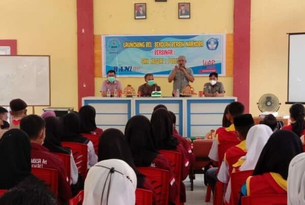 Buat Terobosan Baru, BNNK Polman Launching Bell Sekolah Bersinar