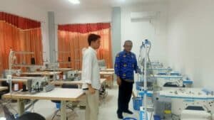 Kepala BNNK Polman bersilaturahmi ke Gedung Workshop Kejuruan Desain Mode Dan Tekstil Polman