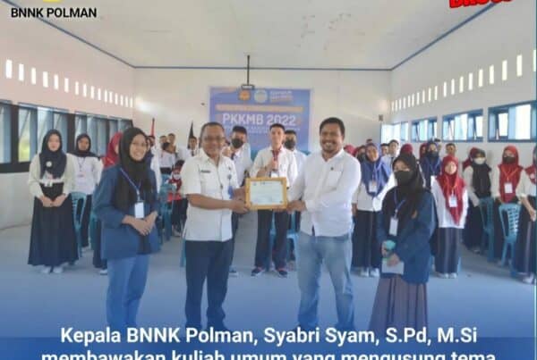 Kepala BNNK Polman bawakah Materi P4GN