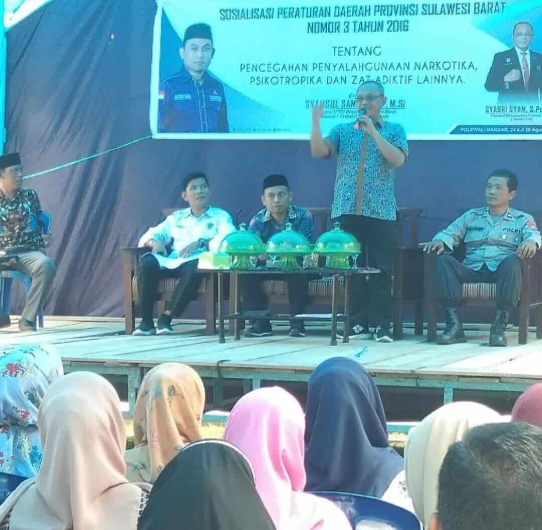 Kepala BNNK Polman melakukan Sosialisasi Perda No 3 Tahun 2016 Tentang Napsa Kepala BNNK Polman melakukan Sosialisasi Perda No 3 Tahun 2016 Tentang Napsa