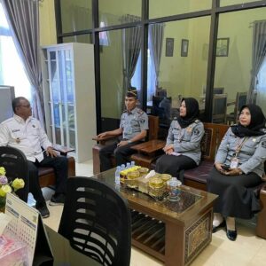 Kepala BNNK Polewali Mandar menerima Kunjungan Silaturahmi Kepala Bapas Kelas II Polewali Mandar