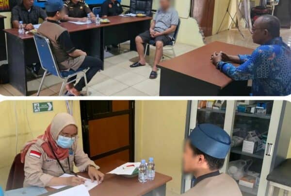 Assesmen Terpadu Terhadap 2 Tersangka Penyalahgunaan Narkotika