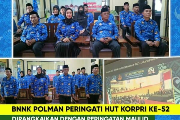 BNNK Polman Peringati HUT KORPRI KE-52 TAHUN 2023 Dirangkaikan Maulid Nabi Muhammad S.A.W. BNNK Polman Peringati HUT KORPRI KE-52 TAHUN 2023 Dirangkaikan Maulid Nabi Muhammad S.A.W.