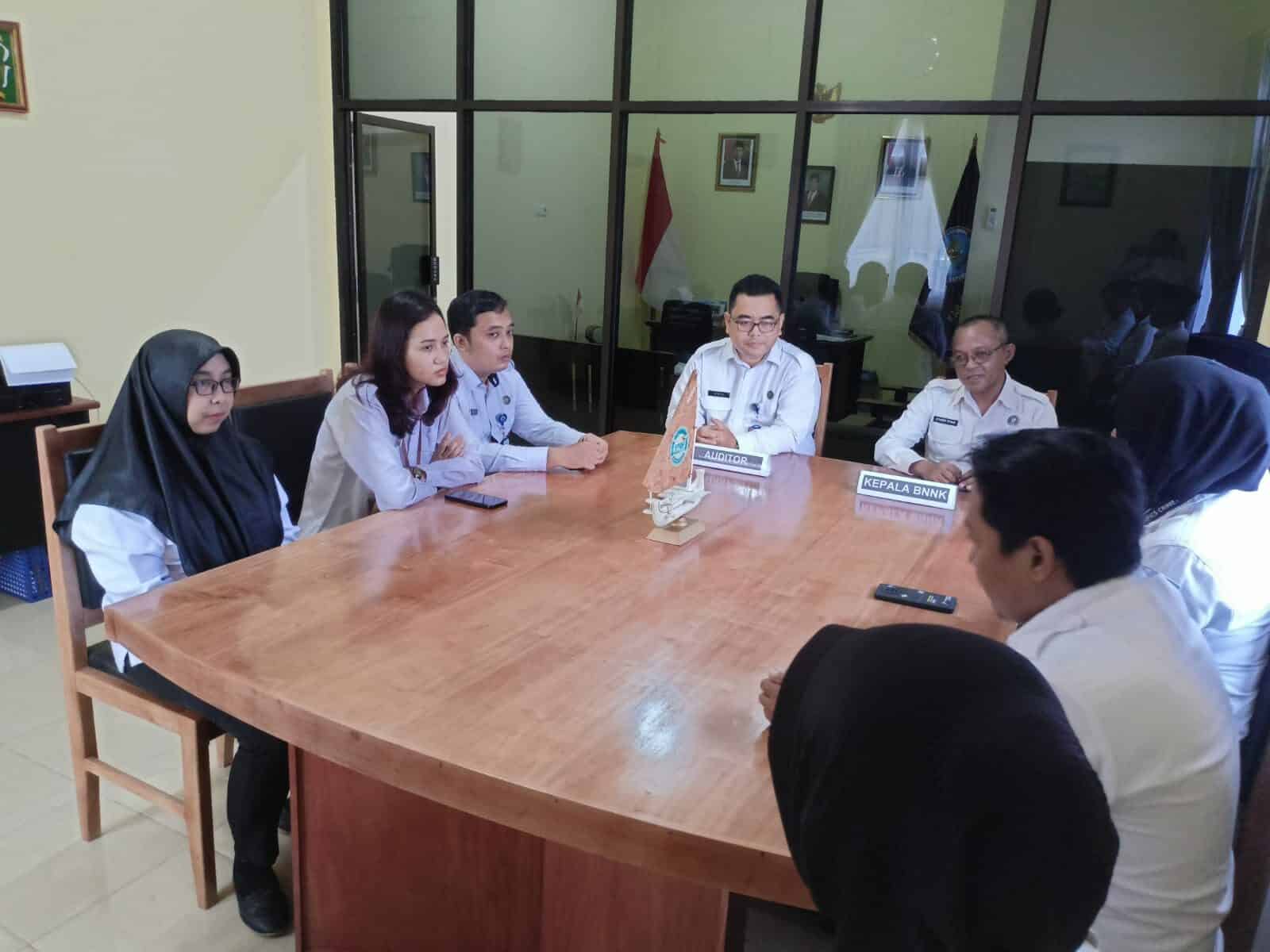 BNNK Polman Terima Tim Audit BNN RI