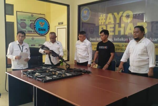 Pemeriksaan Senpi Organik BNNK Polewali Mandar