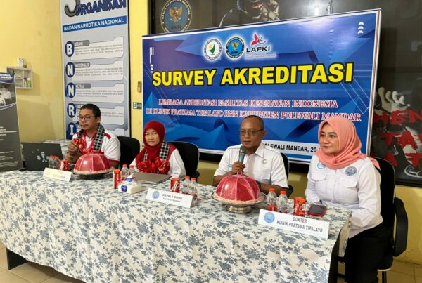 BNNK Polewali Mandar Terima Kunjungan Tim Surveyor Akreditasi Klinik Pratama Tipalayo